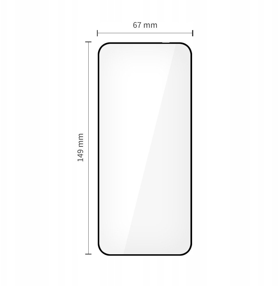 Xham mbrojtës Spigen Tech-Protect Glass Fit Plus, Motorola Edge 50 Neo 60 Neo, 0.3mm, paketë 2 copë, i zi