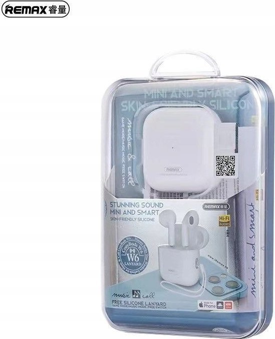 Kufje wireless Remax CozyBuds W6, Bluetooth 5.3, True Wireless, të bardha