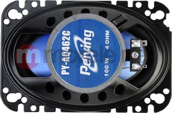 Altoparlantë makine PeiYing PY-AQ462C, 100W, 4x6", të zinj
