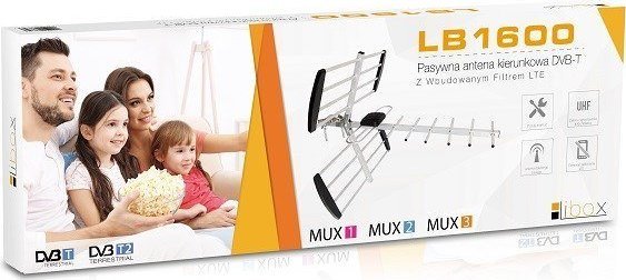 Antena RTV Libox LB1600, 16 elemente, DVB T, me filtër LTE