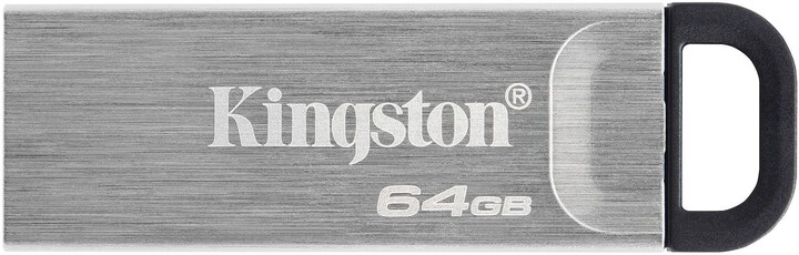USB Kingston DataTraveler Kyson, - 64GB, e argjendtë