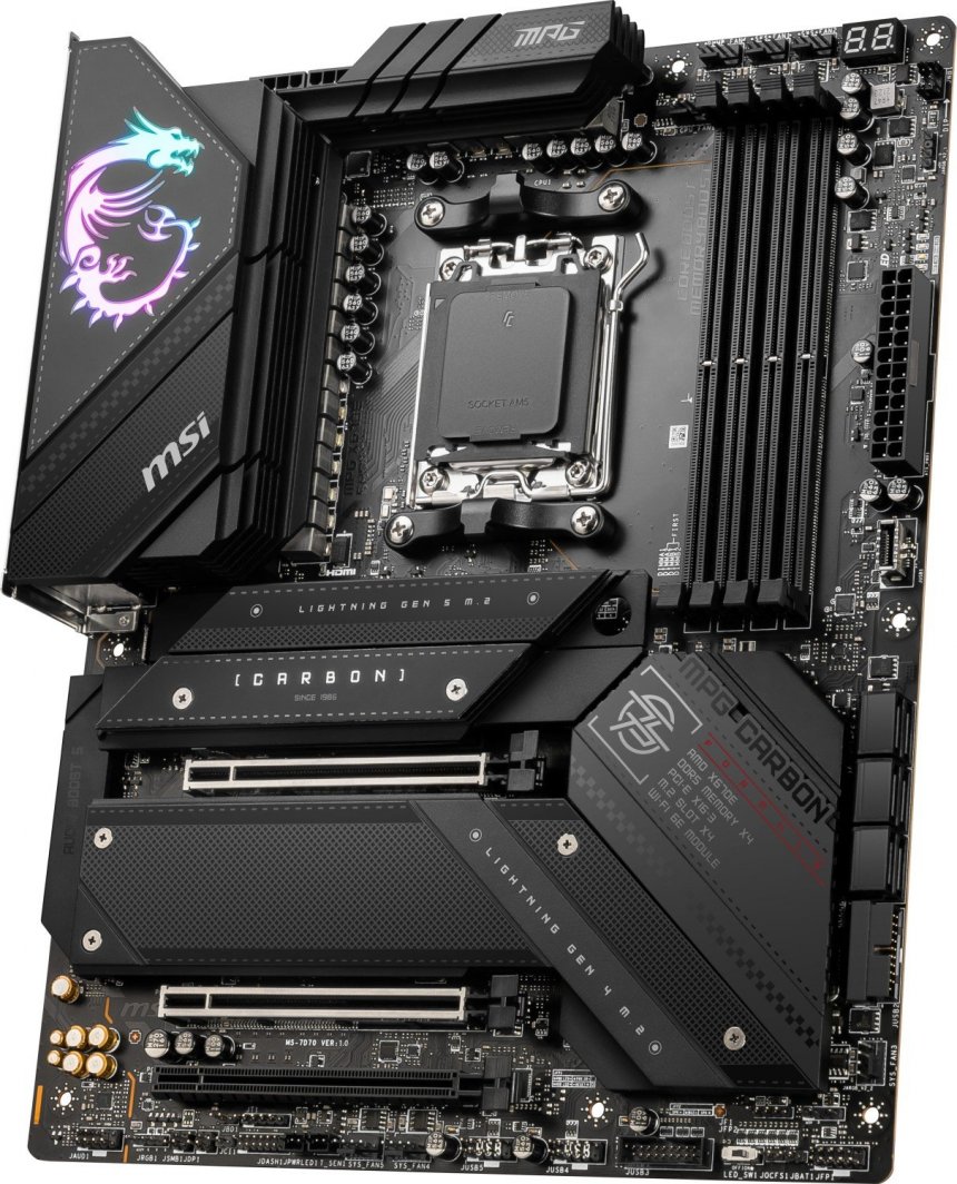 Pllakë amë MSI MPG X670E CARBON WIFI