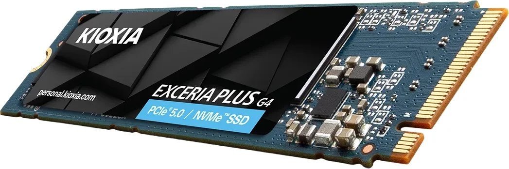 SSD i brendshëm Kioxia Exceria Plus G4, 2TB, M.2 PCIe 5.0 NVMe, i zi
