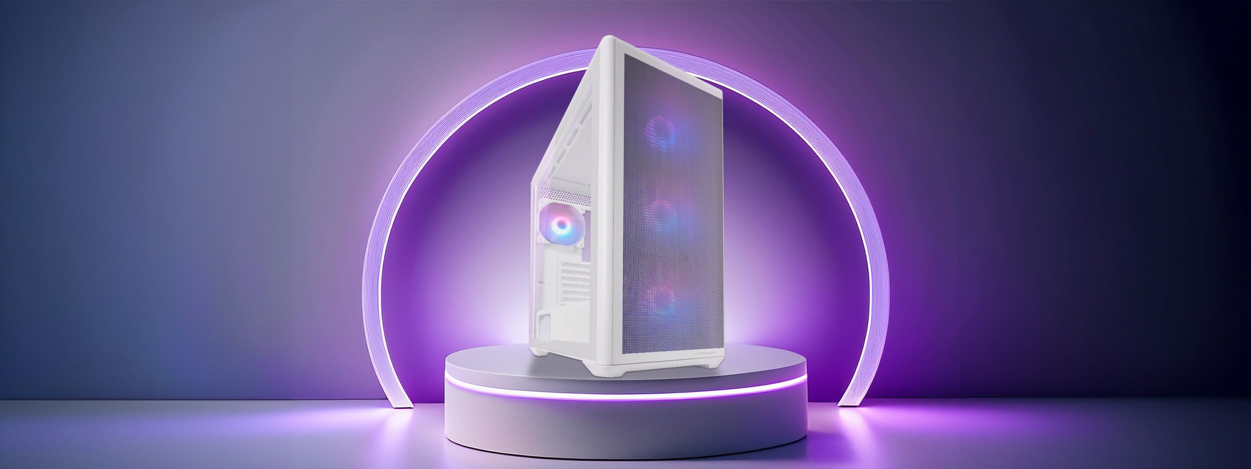 Kuti kompjuteri LC-Power Gaming 811W Meshwork XL Light, MIDI ATX, me ndriçim, e zezë