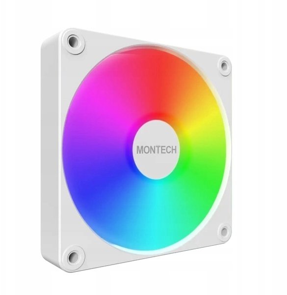 Set ventilatorësh Montech GF120R V2, 120mm, ARGB PWM, 3 copë, me kontrollues
