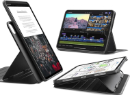 Mbrojtëse ESR Flip Magnetic Case me mbajtëse lapsi për Pad Pro 11 (2024/2025), e zezë