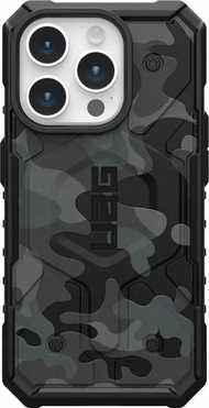Kutia mbrojtëse UAG Pathfinder SE për iPhone 15 Pro, 6.1", me magnet MagSafe, midnight camo