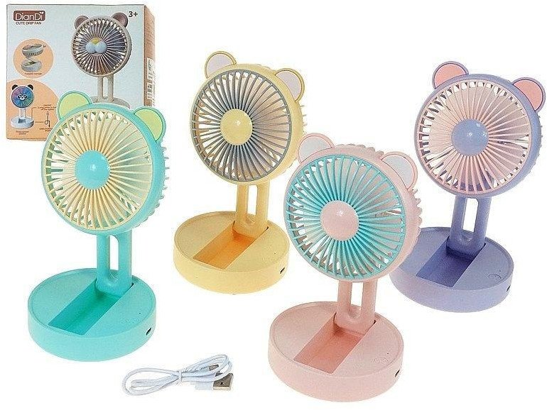 Ventilator tavoline USB MIX, portë USB, dizajn i përzier
