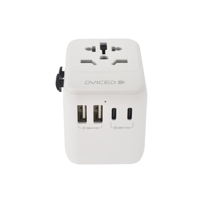 Dviced Universal Travel Adapter 28W, White