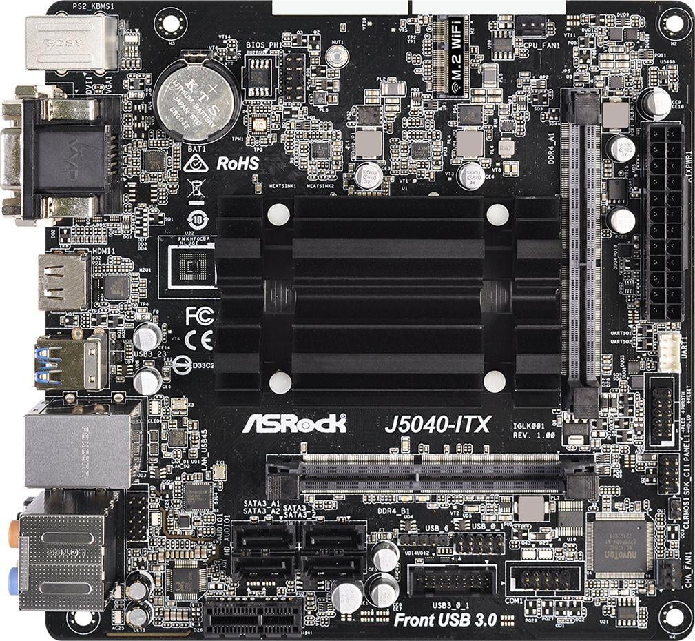 Pllakë amë ASRock J5040-ITX