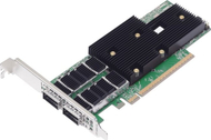 Kartë rrjeti Broadcom P2200G, Dual Port 200GbE, PCIe, e zezë