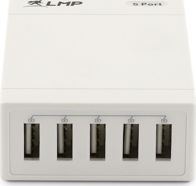 Karikues USB LMP SmartCharger 5 Port, 5 porta, karikim i shpejtë, i bardhë