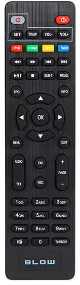 Set dekoder dhe soundbar BLOW DVB-T2 6006FHD, Full HD, Bluetooth, i zi