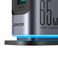 Масаен полнач Joyroom JR-TCM02 GaN, 65W, 4xUSB C 2xUSB A, сив