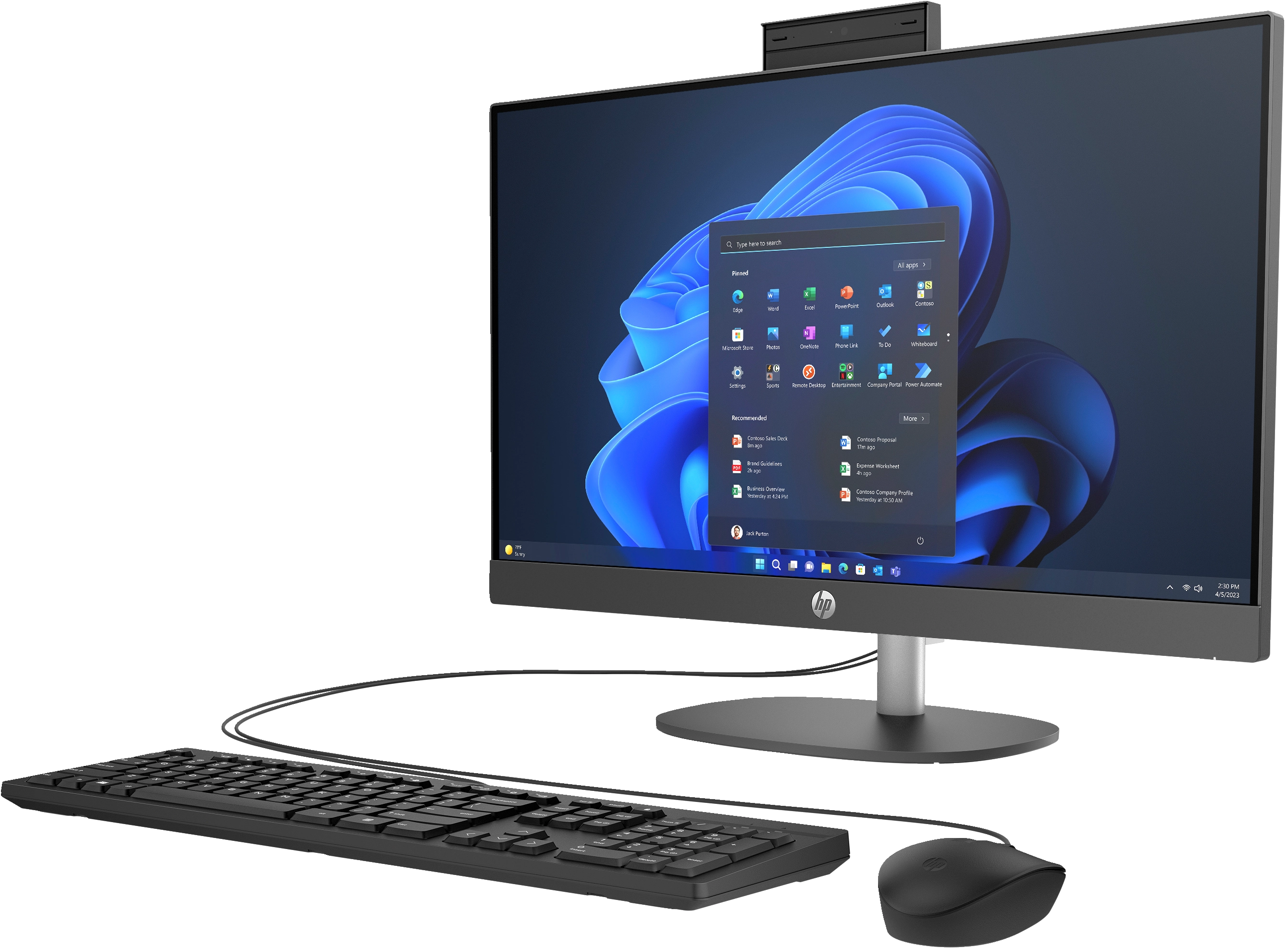 Kompjuter All in-one HP ProOne 240 G10, 23.8'', 16GB, 513GB SSD, i hirtë