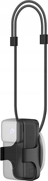 Klip magnetik për kamera SJCAM C300, me qafore të rregullueshme, plastikë najlon polikarbonat, i zi