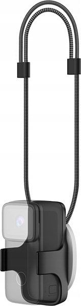 Klip magnetik për kamera SJCAM C300, me qafore të rregullueshme, plastikë najlon polikarbonat, i zi