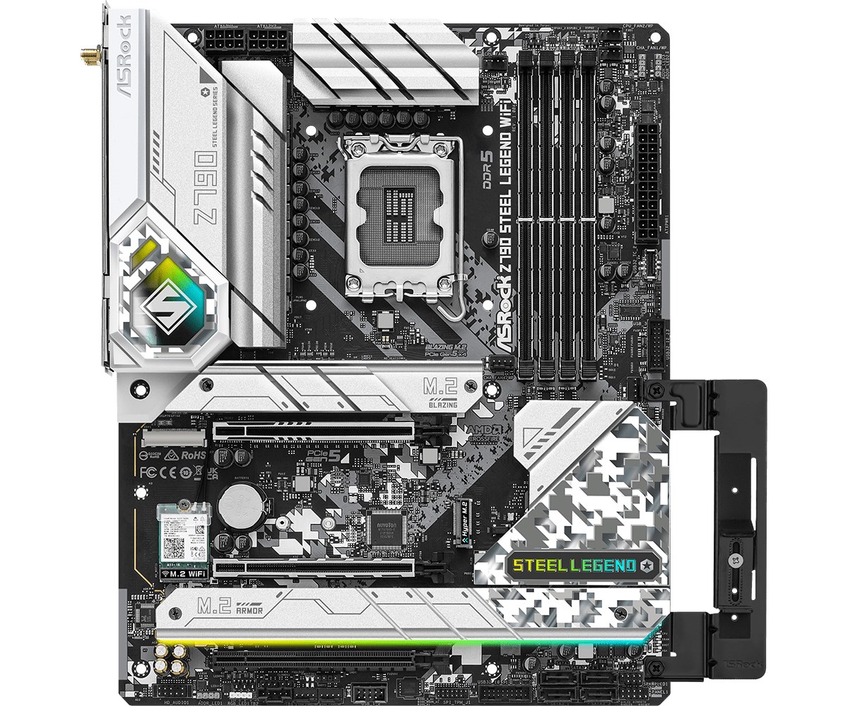 Pllakë amë Asrock Z790 Steel Legend WiFi Intel Z790 LGA 1700 ATX