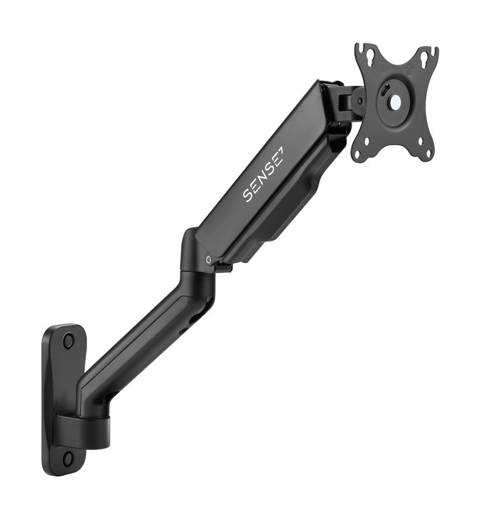 Mbajtëse muri për monitor SENSE7 HANG, zgjatëse, 17"-32", e zezë
