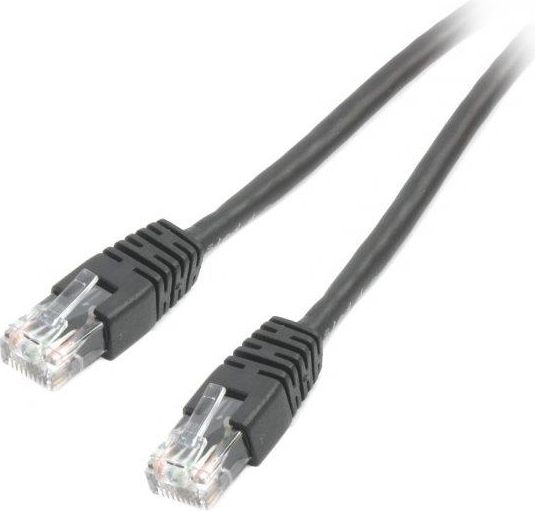 Kabllo rrjeti Gembird, RJ-45/RJ-45, Cat. 6, U/UTP, 0.25m, e zezë
