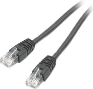 Kabllo rrjeti Gembird, RJ-45/RJ-45, Cat. 6, U/UTP, 0.25m, e zezë