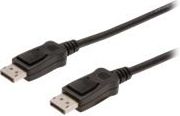Kabllo Digitus (AK-340100-050-S) DisplayPort - DisplayPort, 5m, e zezë