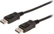 Kabllo Digitus (AK-340100-050-S) DisplayPort - DisplayPort, 5m, e zezë