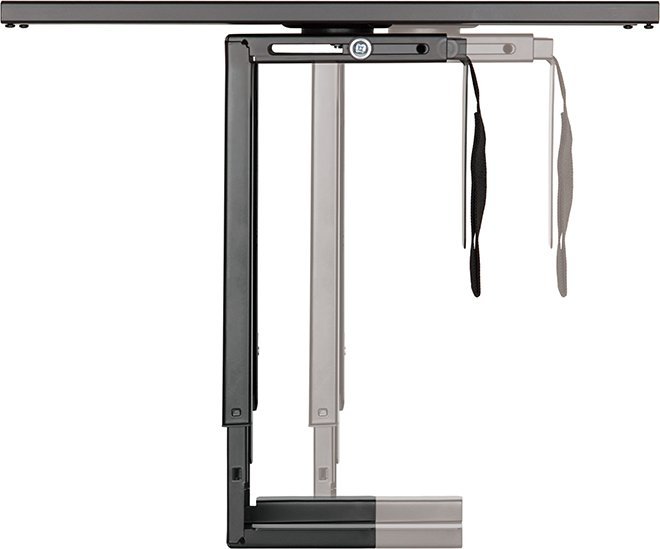 Mbajtës kompjuteri LogiLink EO0031, montim nën tavolinë, i rregullueshëm, i zi