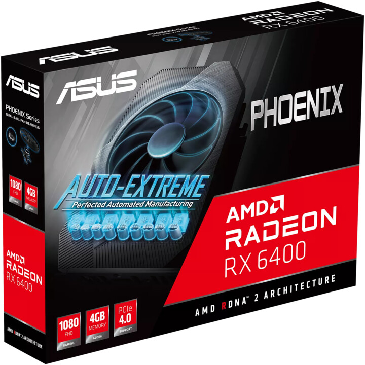 Kartelë grafike Asus Radeon RX 6400 Phoenix 4GB GDDR6