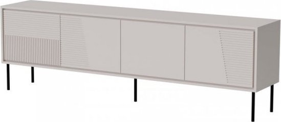 Komodë TV Cama Meble ABI, PAL MDF, 200x38x62cm, kasmir mat