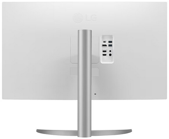 Monitor LG 32UP55NP-W, 31,5", LED, 4K UHD, i zi/ argjendtë