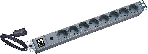 Kabllo vazhduese Online USV Systeme KG16A9SCH-RACK, 9 priza, 16A, e zezë