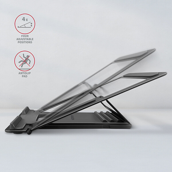 Mbajtëse Axagon për laptop 10-16", alumin