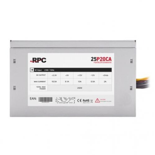 Furnizim energjie RPC 25P20CA, 250W, ATX 12V, gri