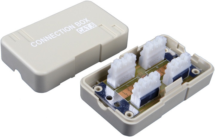 Kuti për konektim të kabllove Solarix CAT6 UTP 8p8c LSA+/Krone KRJ45-VEB6          