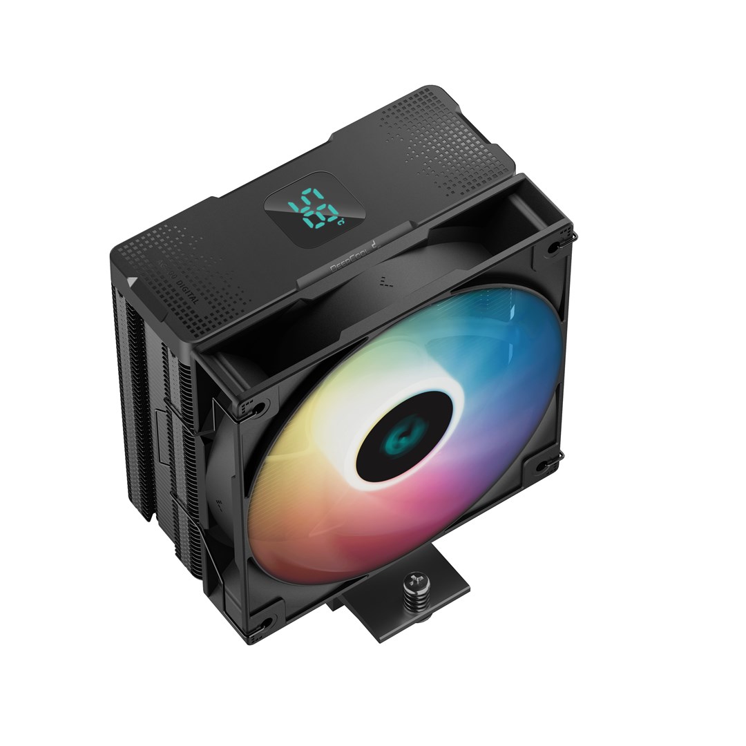 Ftobës për procesor DeepCool AG400 Digital BK ARGB, 12 cm