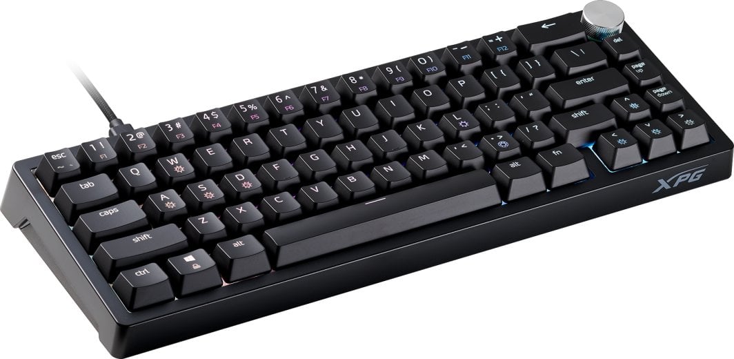 Tastierë ADATA ADATA XPG Sorcerer Mini 65%, Red Switch, US, e zezë