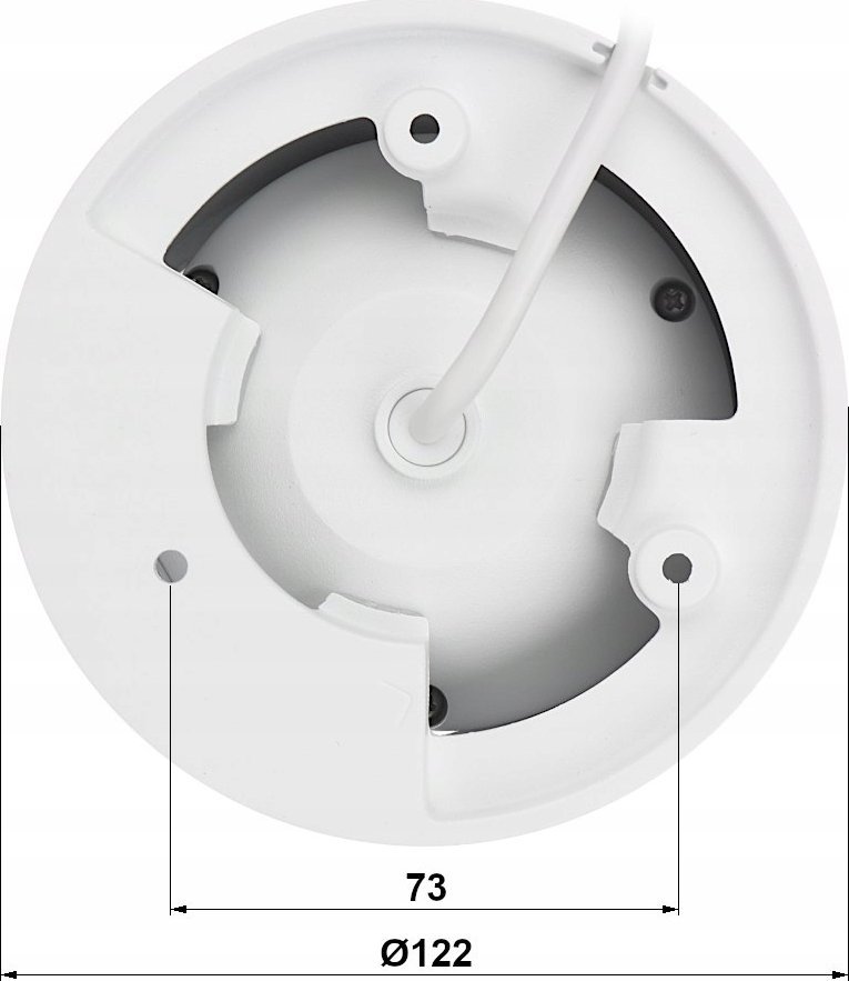 Kamerë sigurie Dahua DH-IPC-HDW5442TP-ZE-2712-S3, 4MP, lente 2.7–12mm, e bardhë