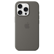 Apple iPhone 16 Pro Silicone Case with MagSafe, Stone Gray
