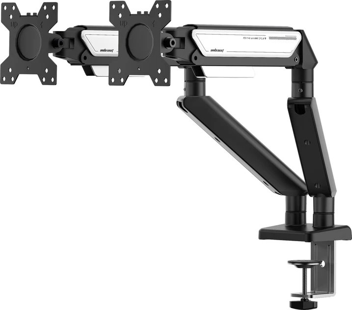 Држач за монитор Anda Seat Stealth II Duo, за 2 монитори 17"-32", метален, бело-црн