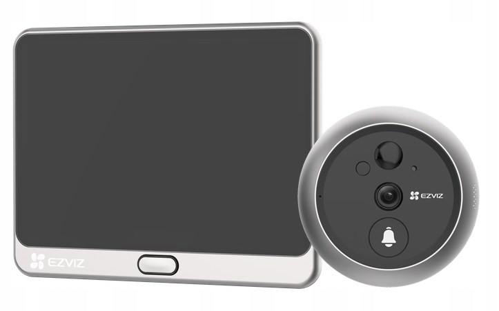 Kamerë dere EZVIZ DP2, 2MP, Wi-Fi, e zezë/e argjendtë