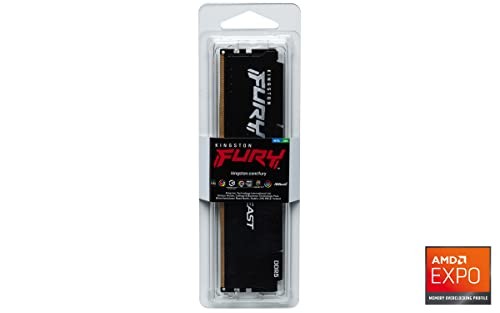 Меморија RAM Kingston FURY Beast, 64GB DDR5, 5600MHz, црна