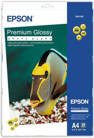 Фотографска хартија Epson Premium Glossy Photo Paper, A4, 255gsm, 20 листови