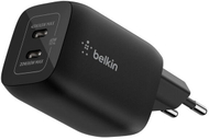 Ѕиден полнач Belkin ENA007KQBK, 2x USB-C, брзо полнење, црн