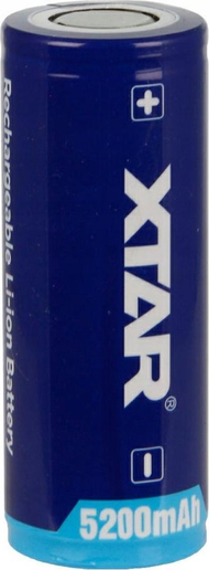 Рикабилна батерија Tovatec XTAR26650 A, 26650, 5200mAh, FLAT TOP