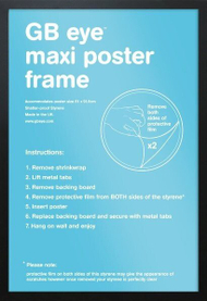 [OUTLET] Korniza për foto - Maxi, e zezë (61x91.5)