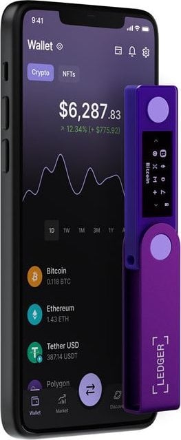 Pajisje për kriptovaluta Ledger Nano X Amethyst Purple