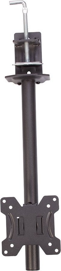 Mbajtës monitori Lindy Single Display Short Bracket, 17"-28", me kllapë tavoline, i zi