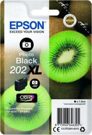 Ngjyrë për printer Epson Ink C13T02H14010 202 XL, e zezë 