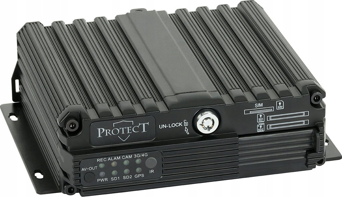 Regjistrues mobil PROTECT-316, 4 kanale, AHD PAL IP, i zi